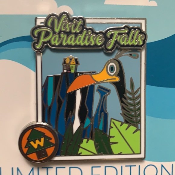 Disney Kevin Up Movie Visit Paradise Falls Pin LE - Picture 2 of 3